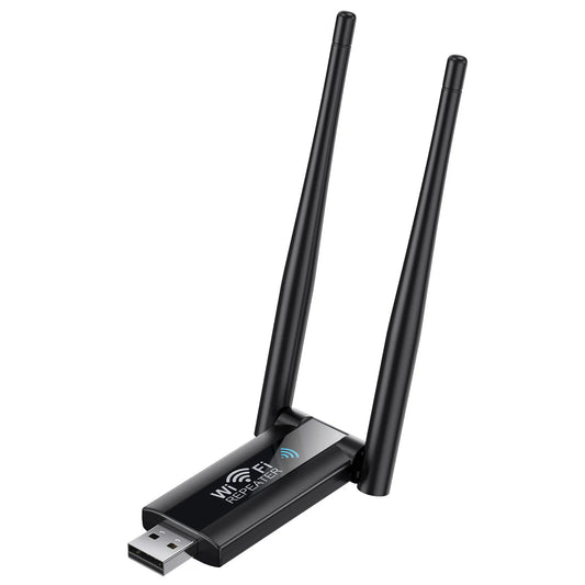 2.4G 300Mbps Wireless USB Wifi Repeater Extender Wifi Signal Amplifier Booster Long Range Wi-Fi Router Home Network Extension
